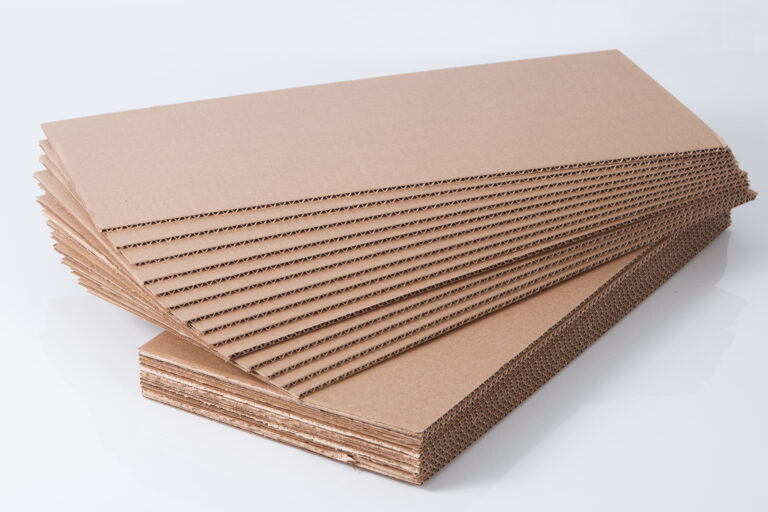 Cardboard.,Component,Boxes,On,A,White,Background